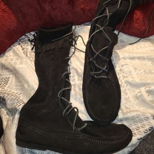 Moc leather boots size 13